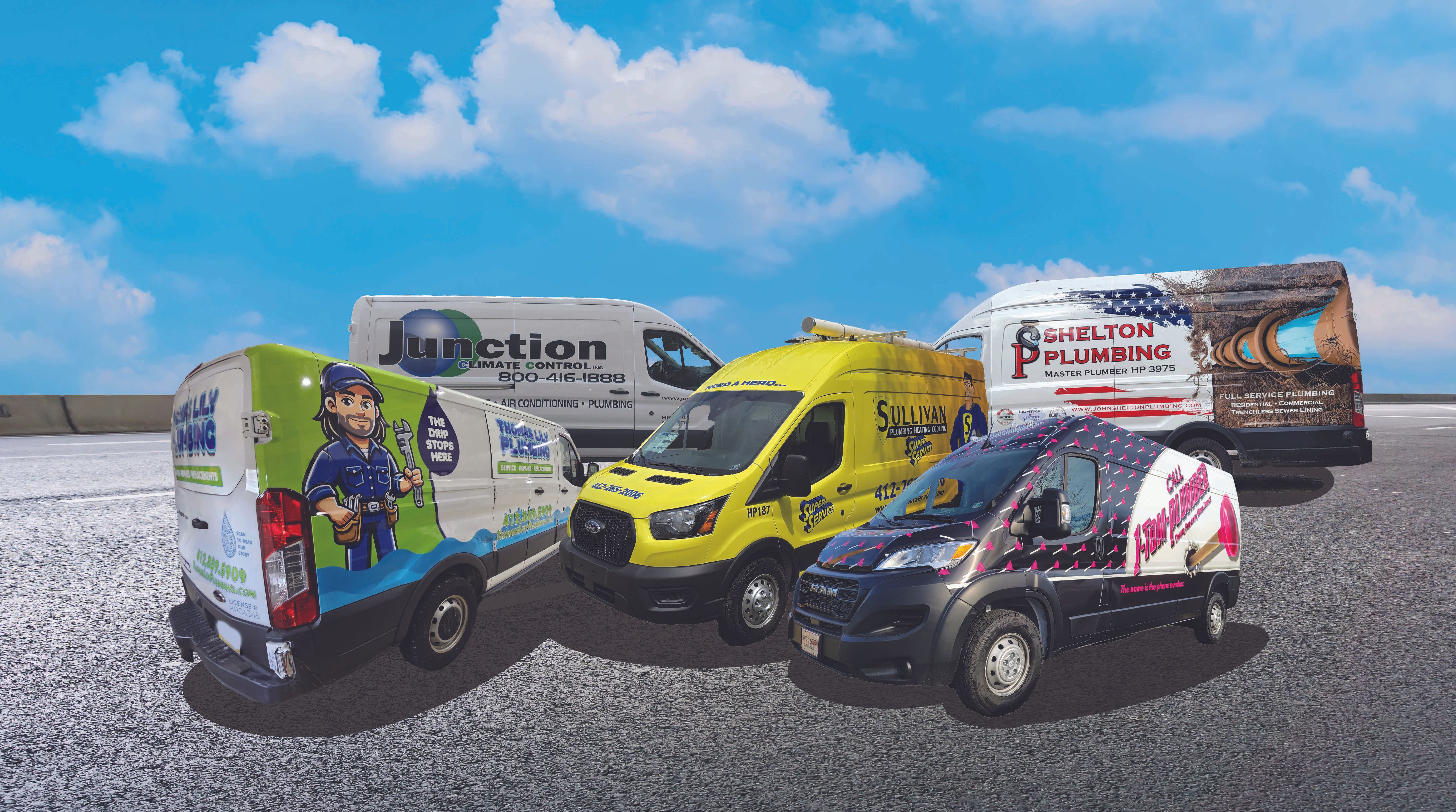 Plumbing Truck Wraps