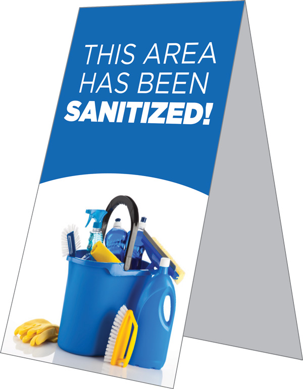 Tent Card "Sanitized"-Version 2