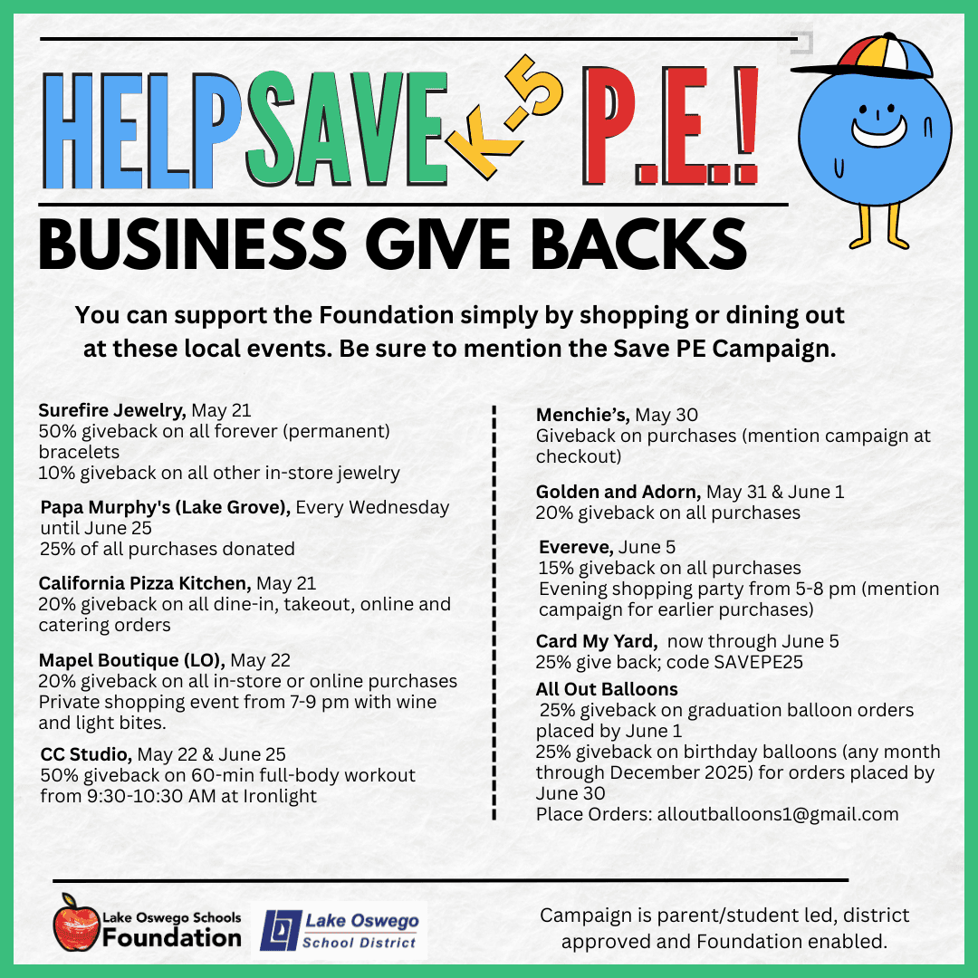 Business Give Backs