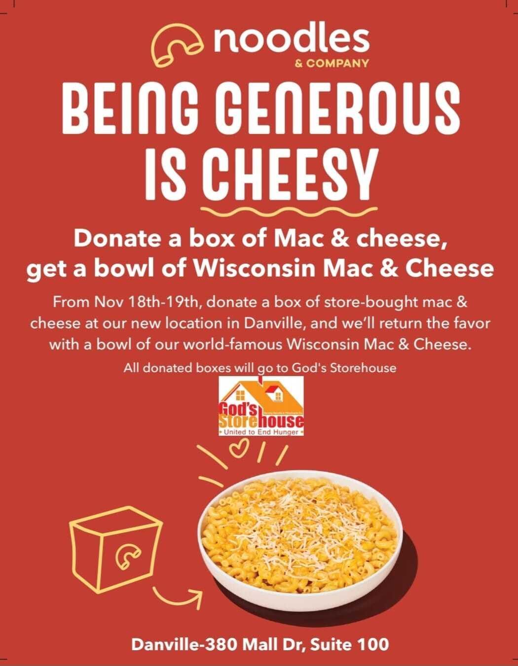 Being Generous is Cheesy