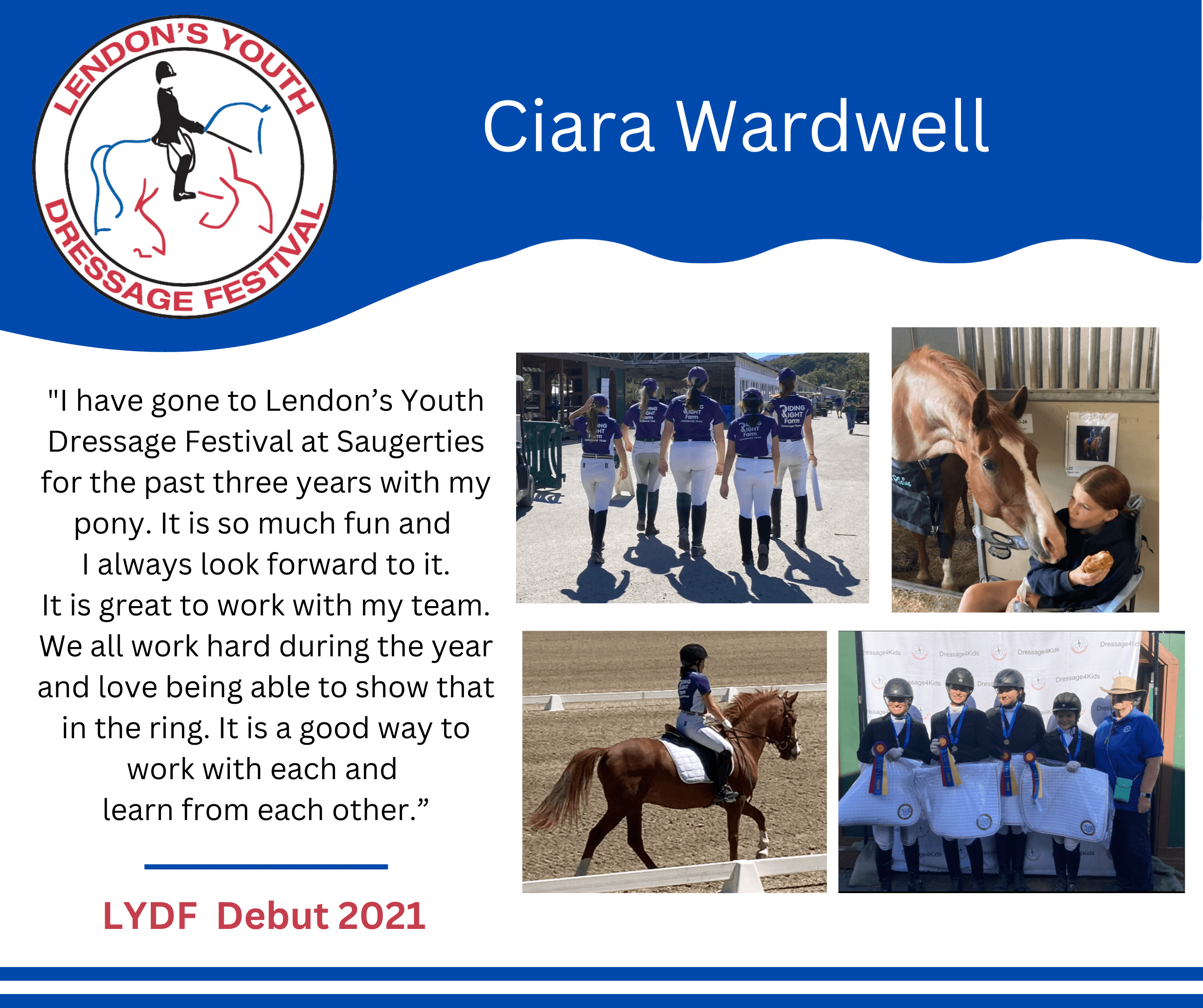 Ciara Wardwell - LYDF Testimonial