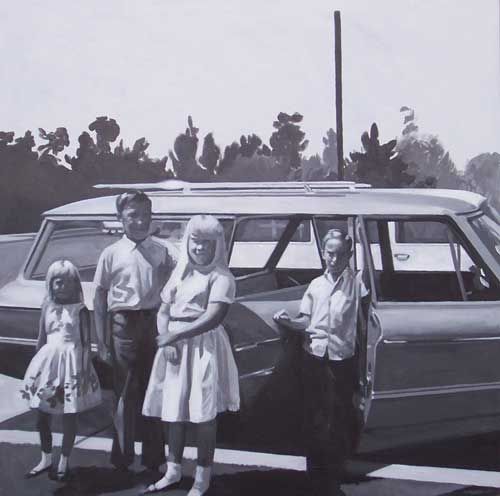 "The Grigsby Children" - acrylic on canvas, 36" x 36"