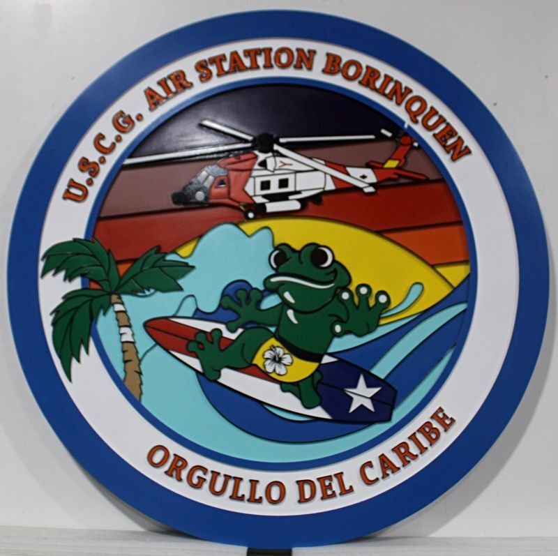 NP-2291 - Crest of the US Coast Guard Air Station, Orgullo del Caribe