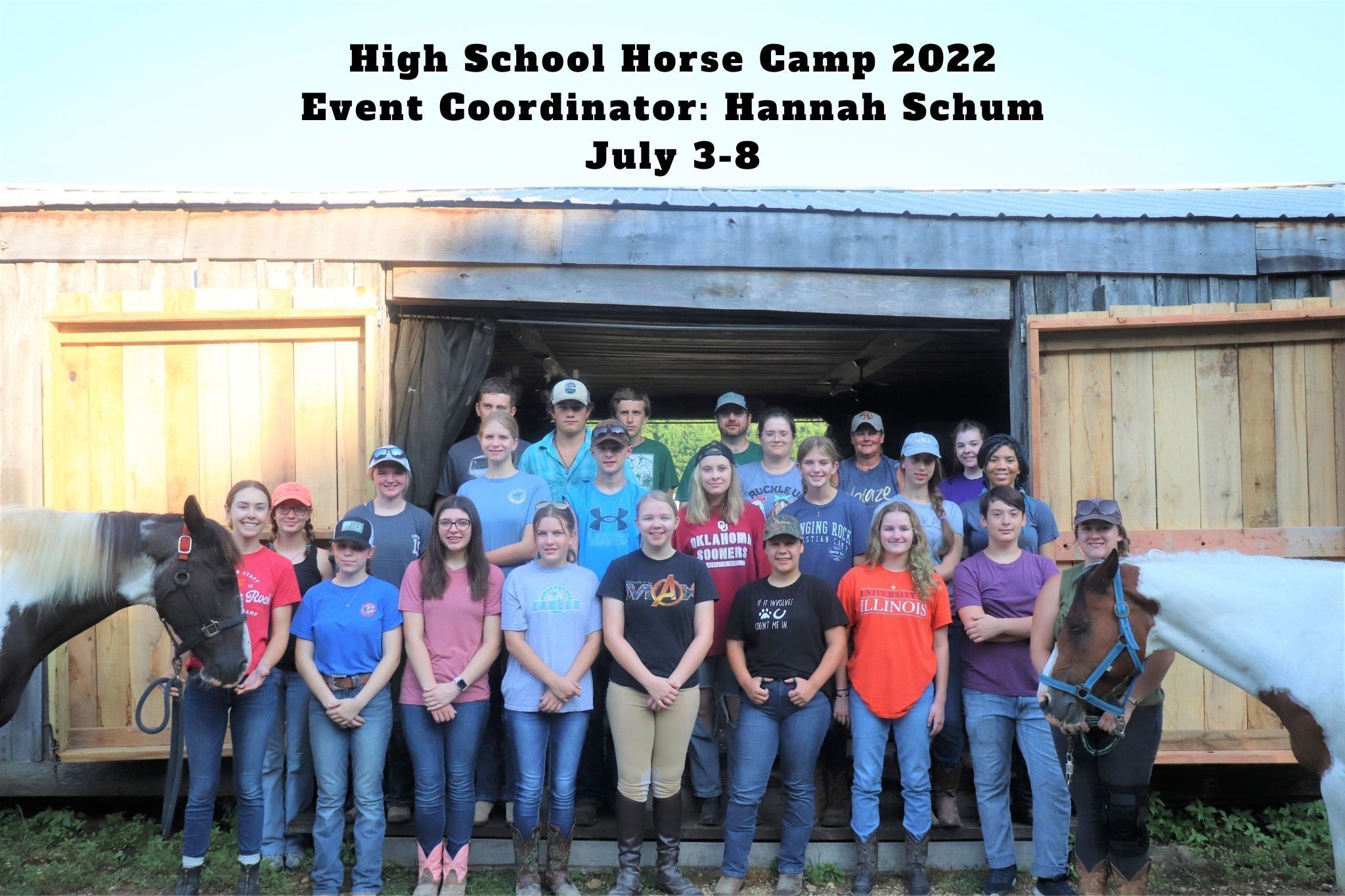 High School Horse Camp 2022