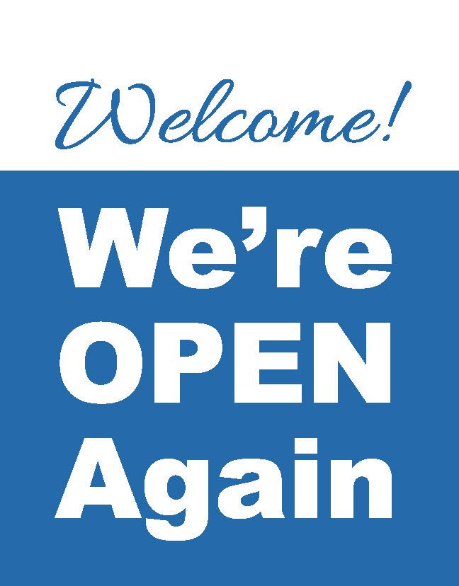 We're Open Signs