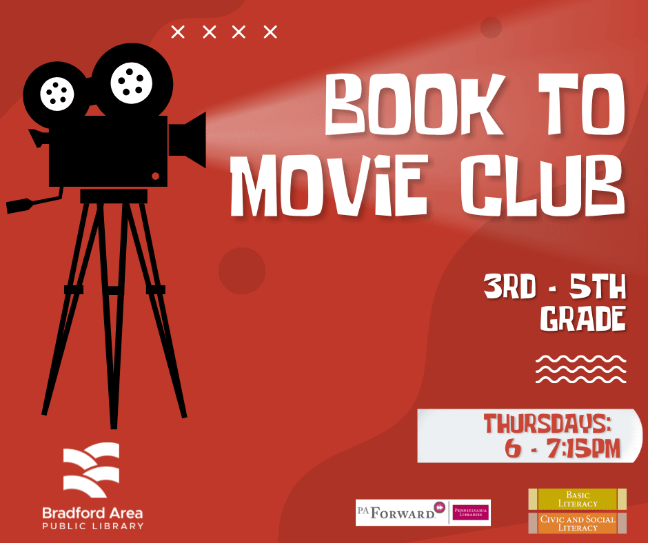 Old fashioned film projector with tripod legs on a red background