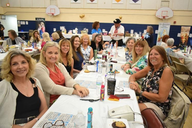Holy Family Council of Catholic Women enjoy themselves at the deanery event March 28, 2026.
