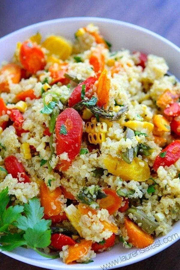 Quinoa Salad with Roasted Vegetables