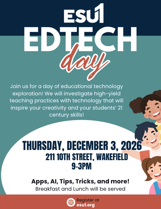 ESU1 EdTech Day 2026 Flyer