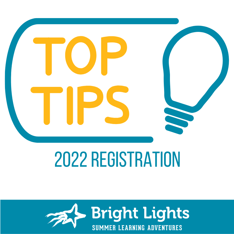 Top Tips for 2022 Registration