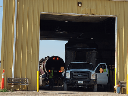 Transfer Station _ Receiving Solid Waste by Truck & Customer