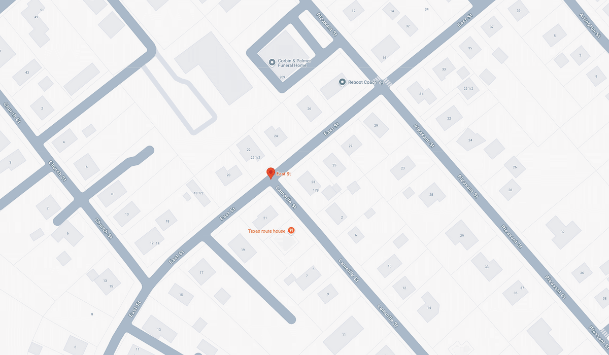 Screenshot of location of build from Google Maps.