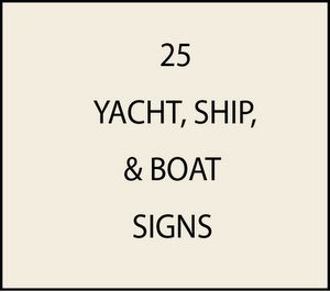 L22500 - Yacht and Ship Name & Hailport Plaques