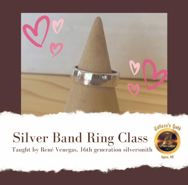 Silver and Sweets, Valentine Day Fun, Sat Feb 14 6pm (Taught by Rene in classroom A & B, $50)