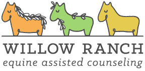 multicolored logo for Willow Ranch Equine Assisted Therapy