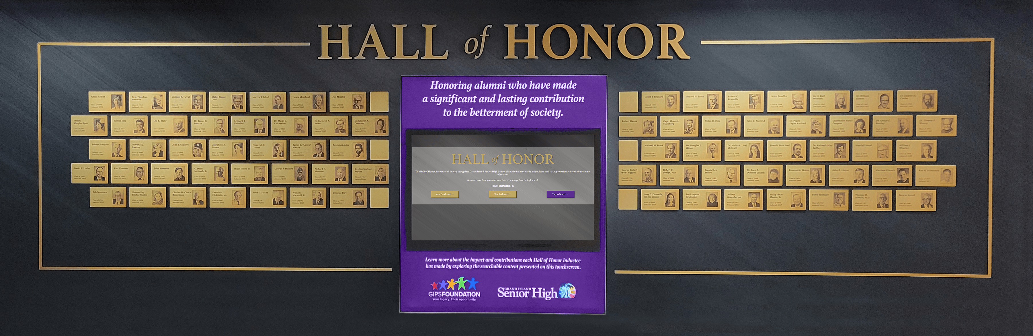 Hall of Honor kiosk image