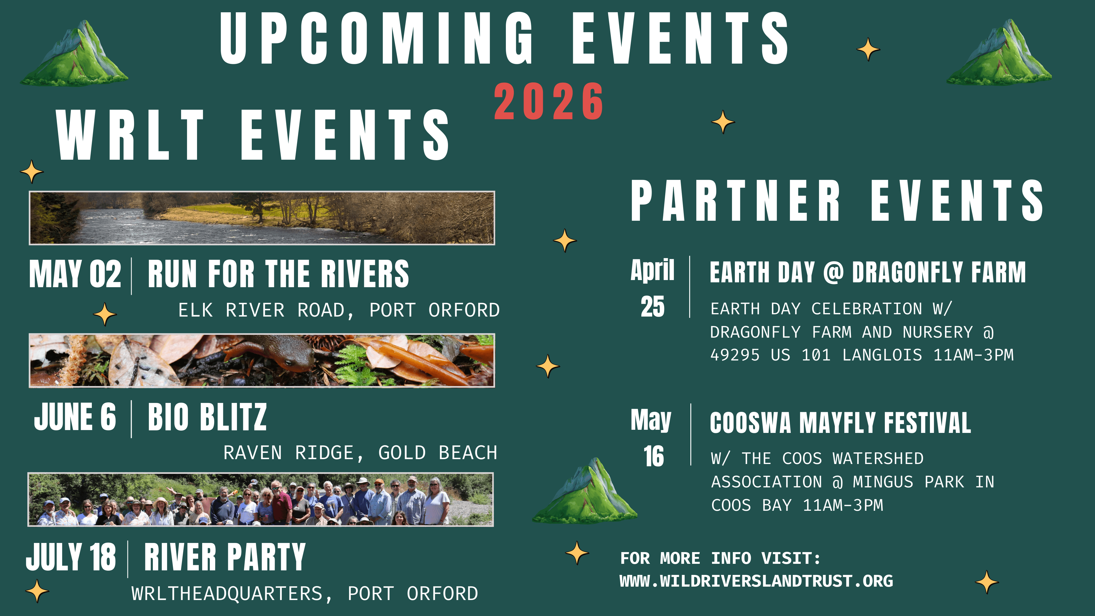 Mark your calendar for our upcoming events!