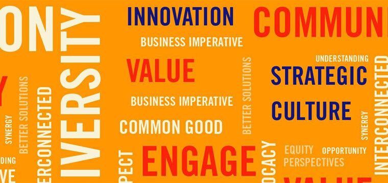 Graphic of valuable words