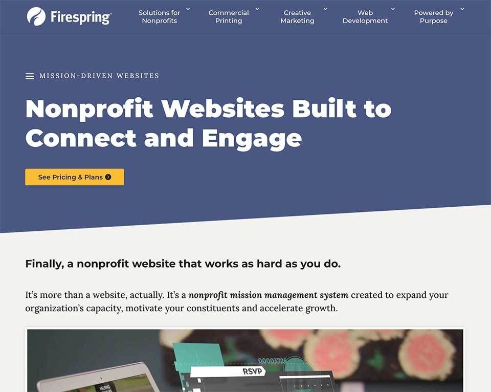 Nonprofit Websites Built to Connect and Engage. Firespring.com