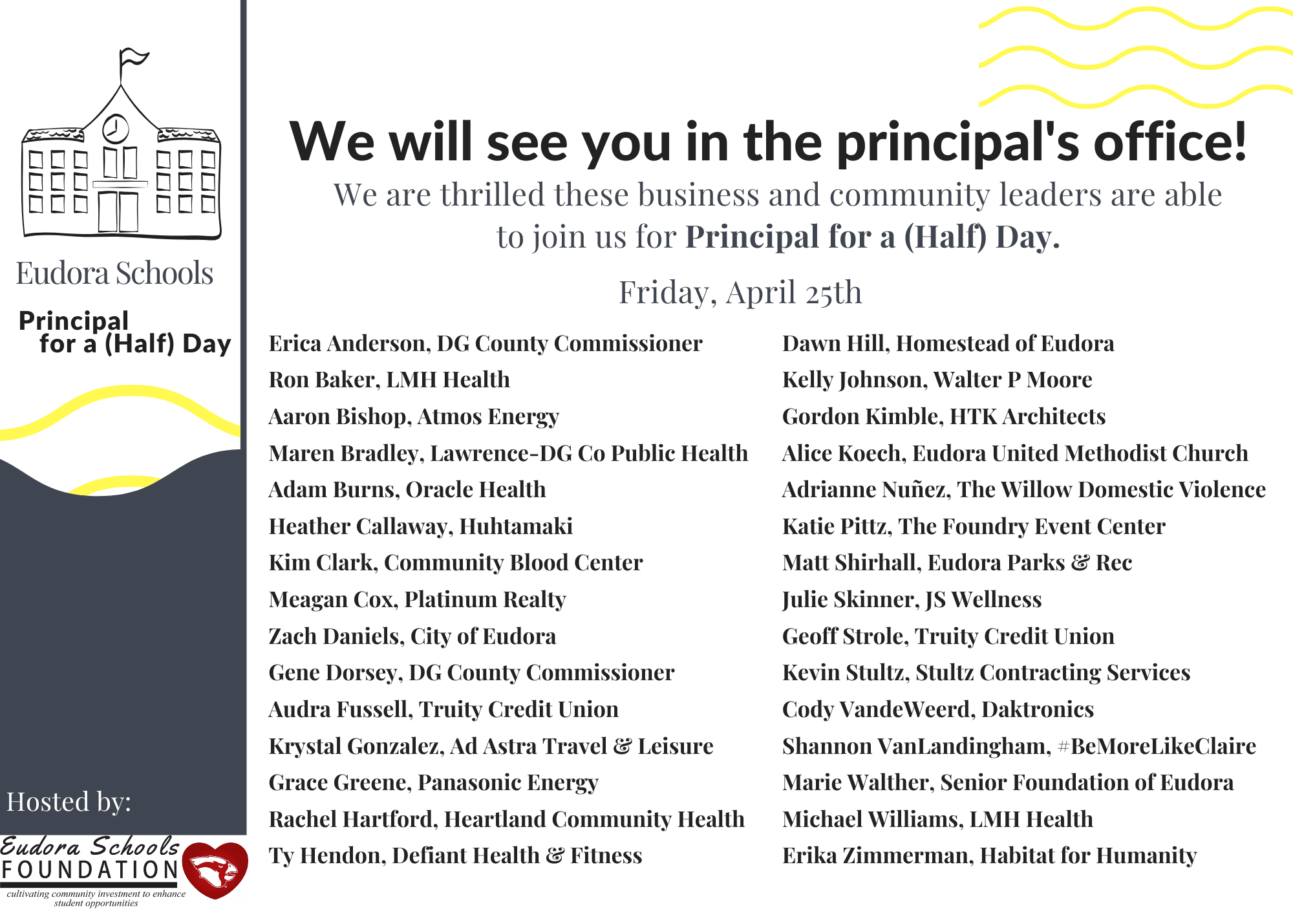 2025 Guest Principals