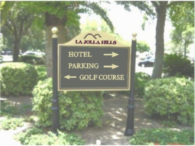 T29409A - Hotel Resort Directional and Wayfinding  Sign
