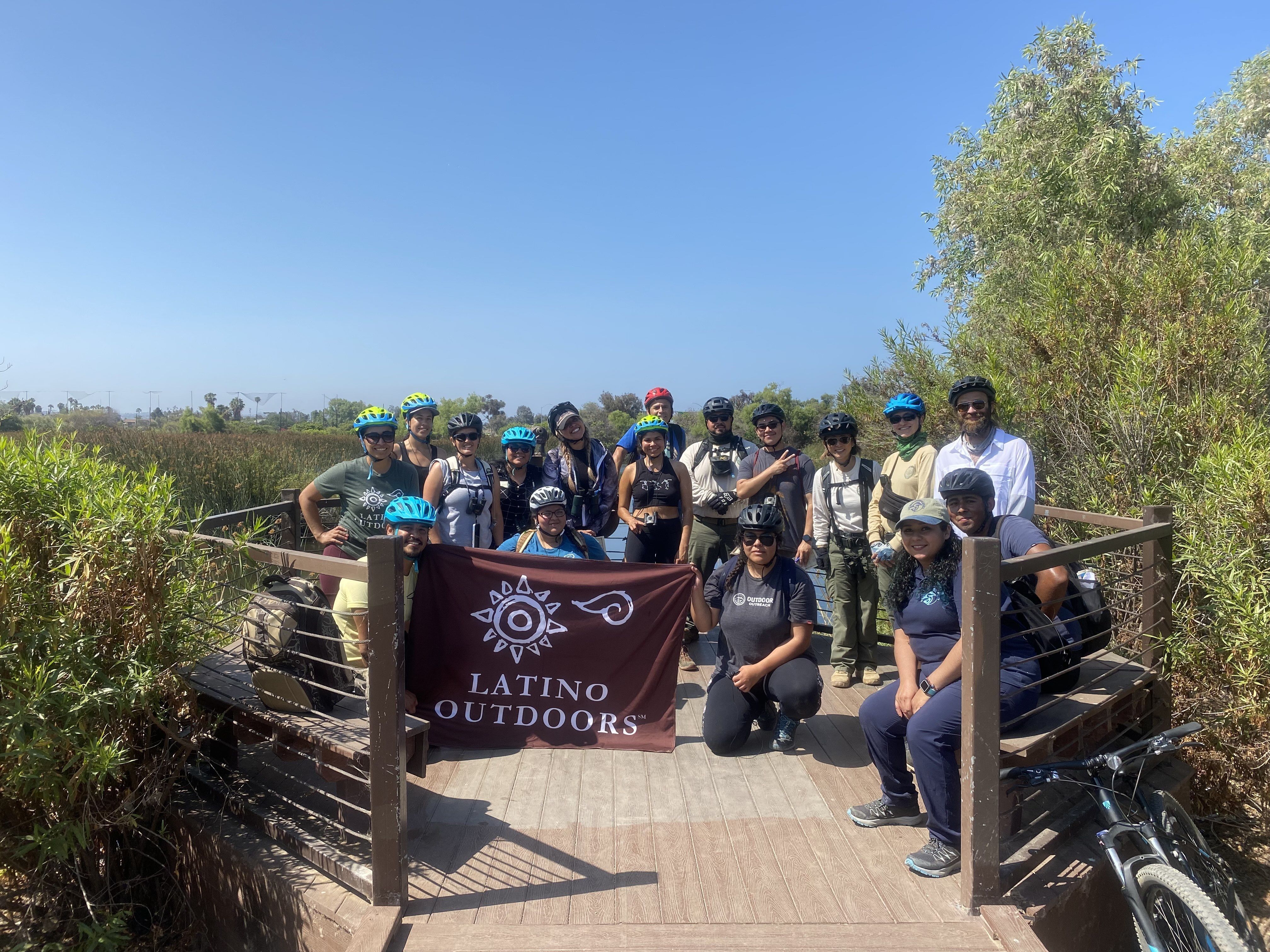 Birding while biking in celebration of Latino Conservation Week