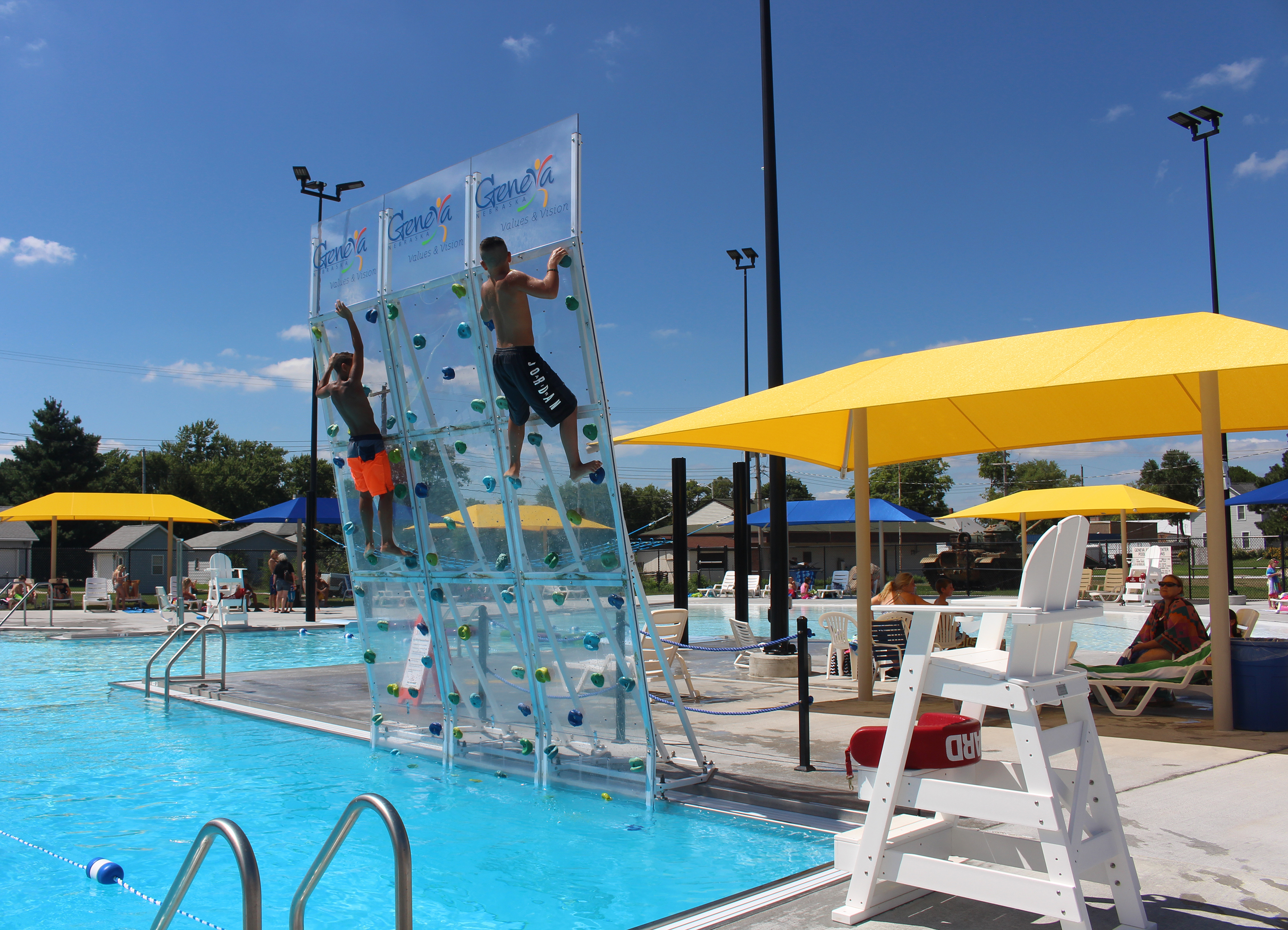 Geneva enjoyed new aquatic center this summer