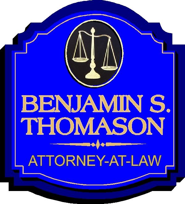 A10211 Attorney-At-Law Outside Entrance Sign