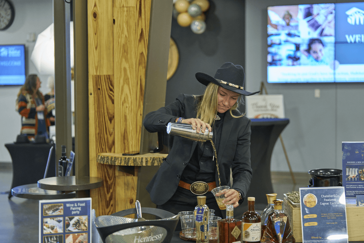 Drinks donation to the Hoedown, picture of the bar