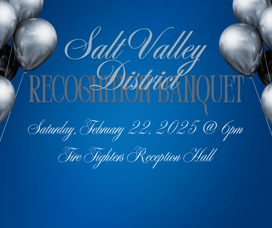 Salt Valley District Banquet Dinner