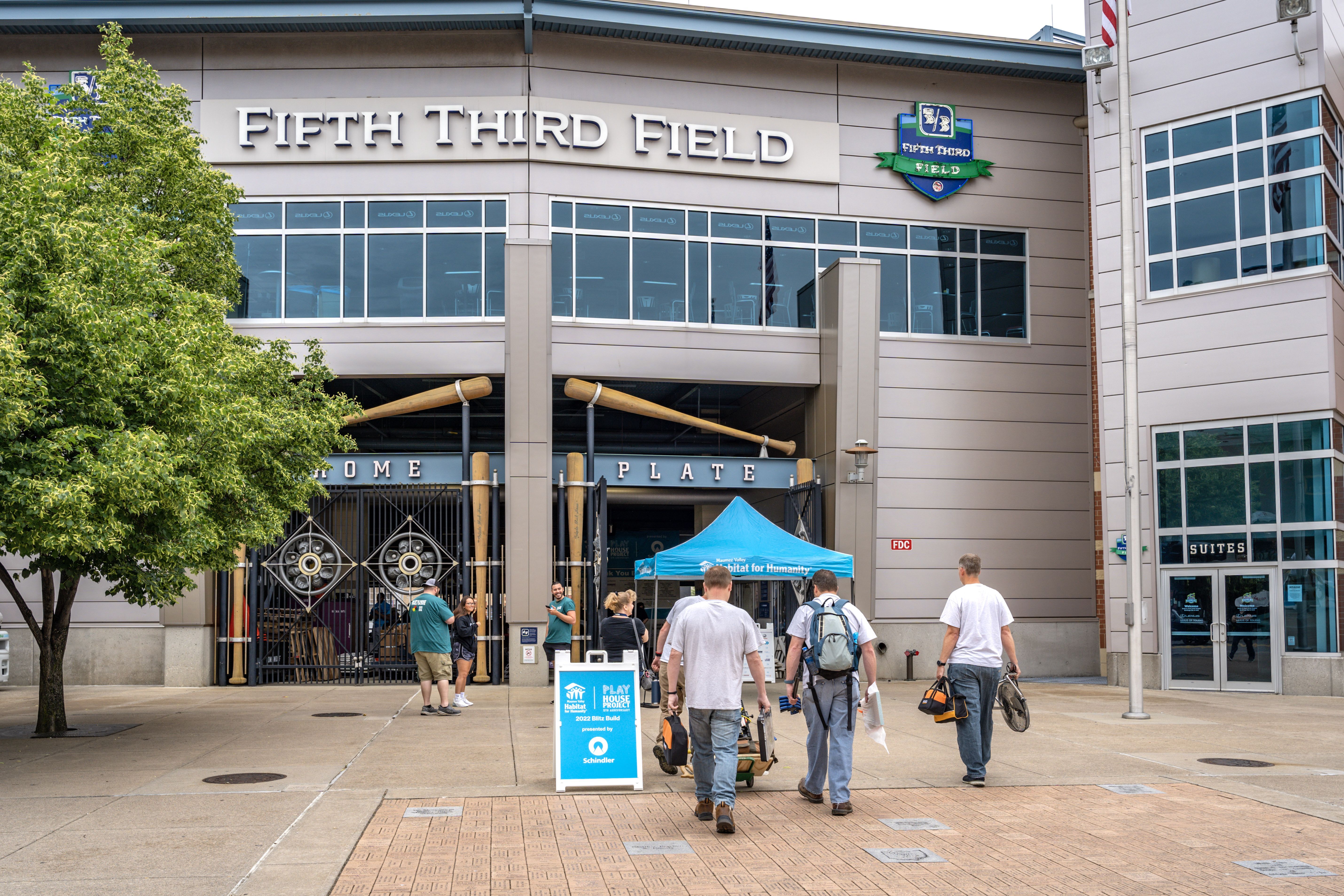 Schindler proudly presents Maumee Valley Habitat for Humanity’s Playhouse Project Blitz Build at Fifth Third Field