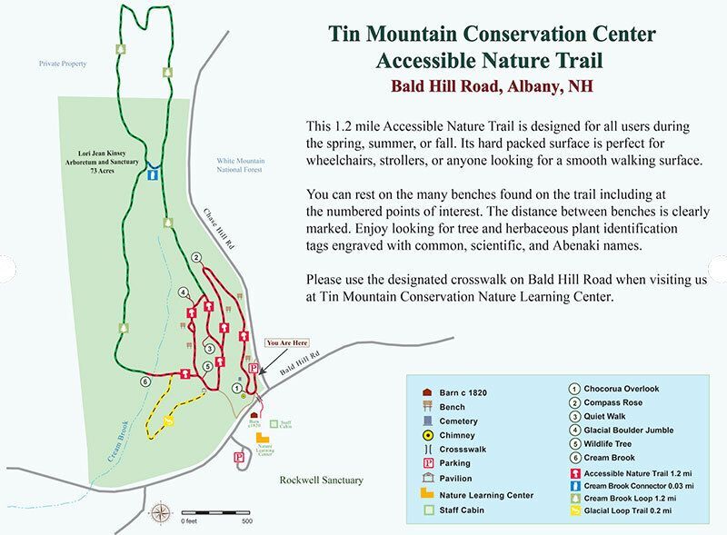 Accessible Nature Trail Map