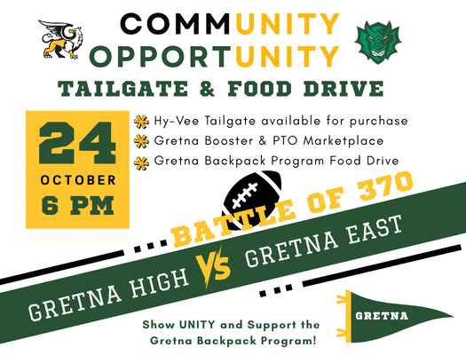 Community Opportunity Tailgate and Food Drive