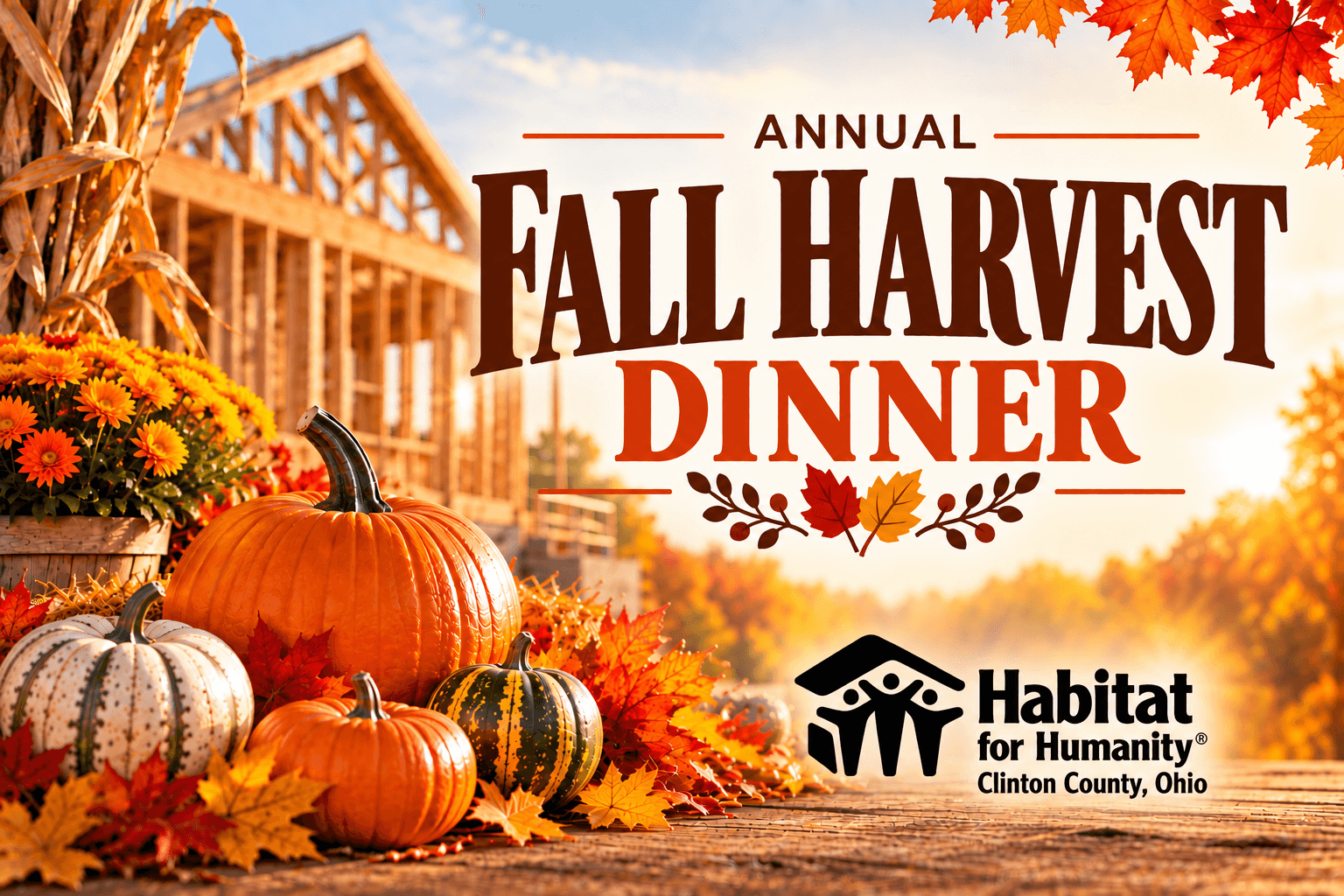 Annual fall Harvest dinner