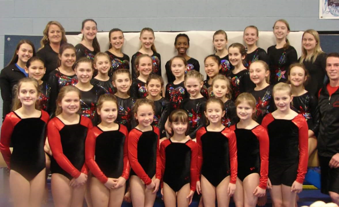 Gymnastics Team at the Oneonta Family YMCA