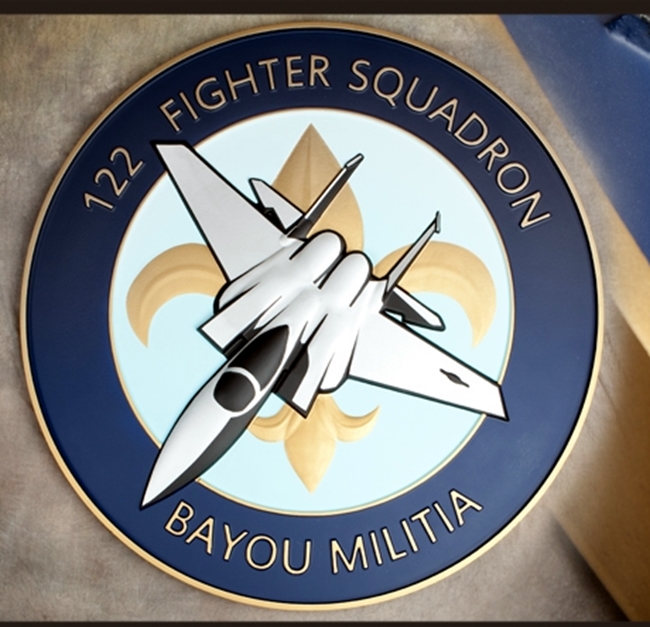 CB5400- Crest of a Unit of the US Air Force, Multi-level Relief