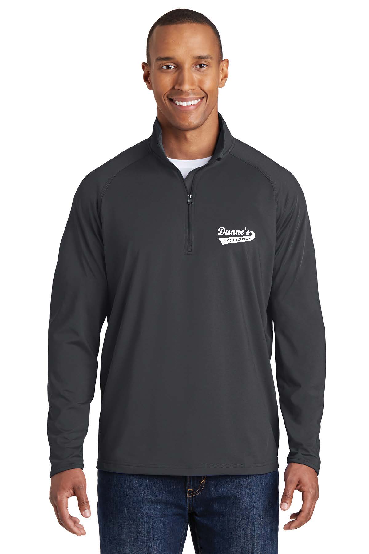 Adult 1/2-Zip Pullover with Dunne's Logo