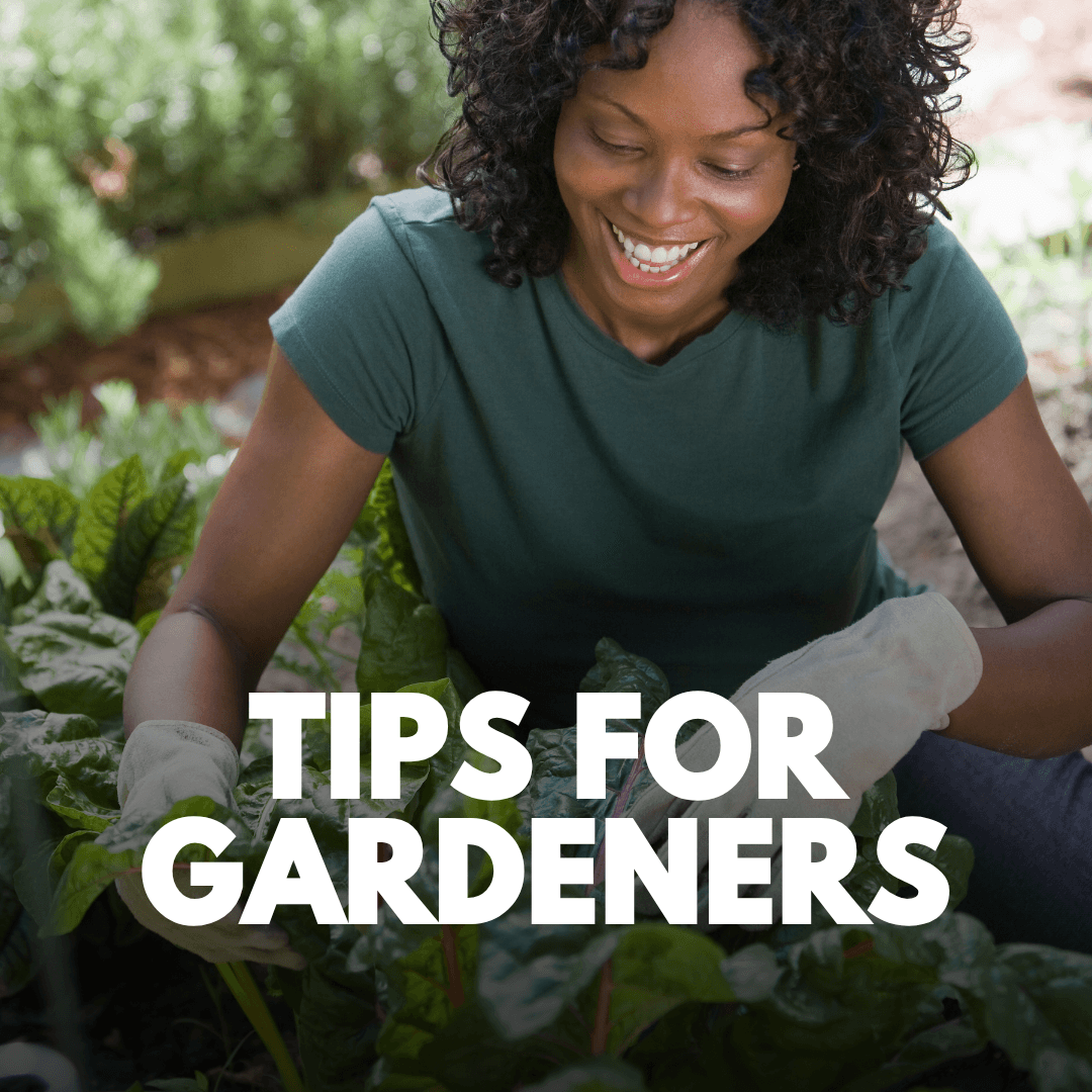 Tips for Gardeners