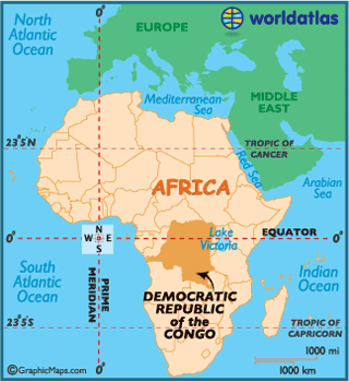 Drc Map In Africa African Centres For Lightning And Electromagnetics Network : Database :  Injury Reports By Country And Year : Democratic Republic Of Congo (Drc) : Drc  Maps And Injury Reports