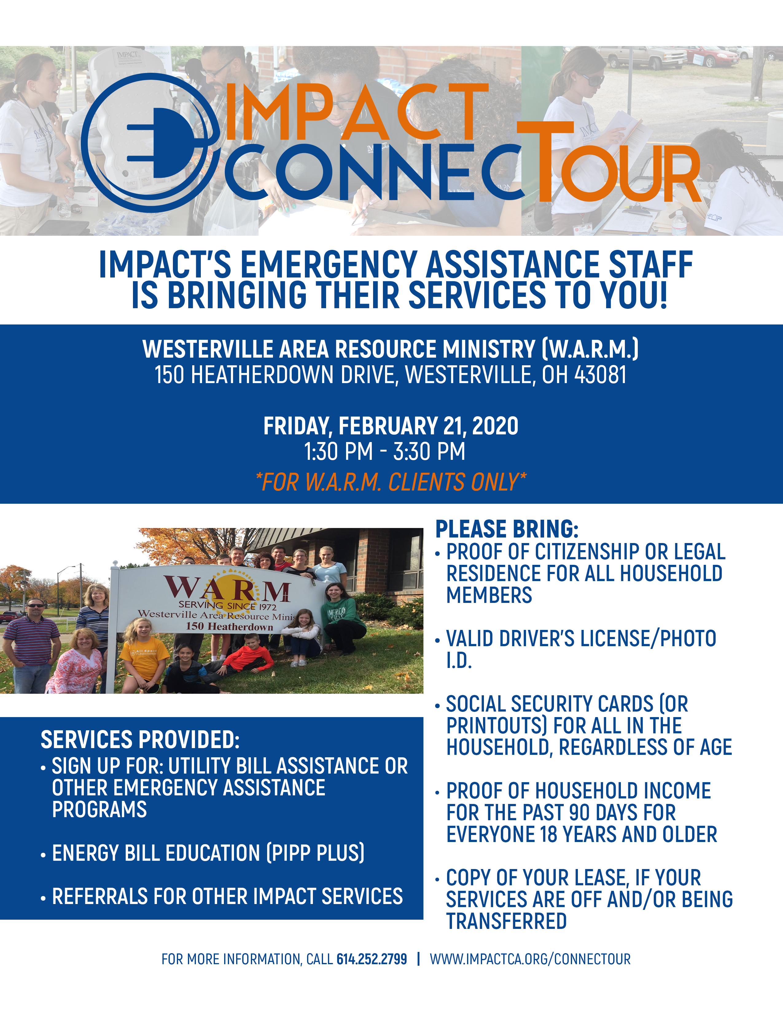 IMPACT ConnecTour (For W.A.R.M. Clients Only)