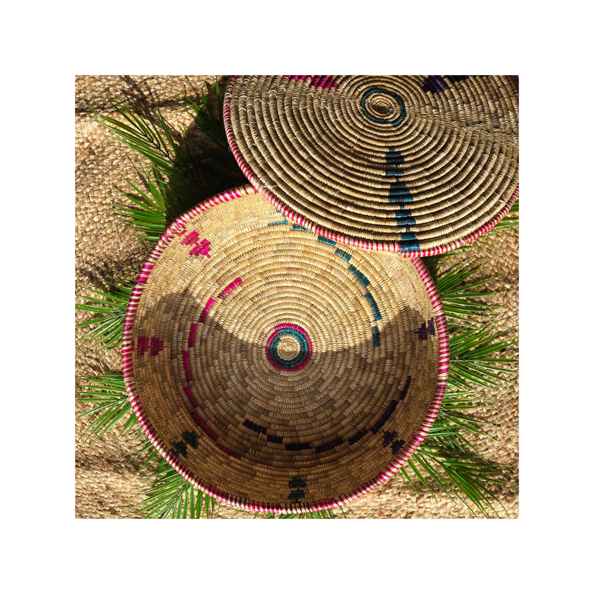 Ethiopian Basket - 18" x 6" with Lid