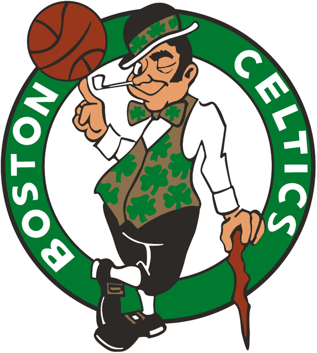 WP-1100 - Carved Wall Plaque of Logo for Boston Celtics ,NBA,    Artist Painted