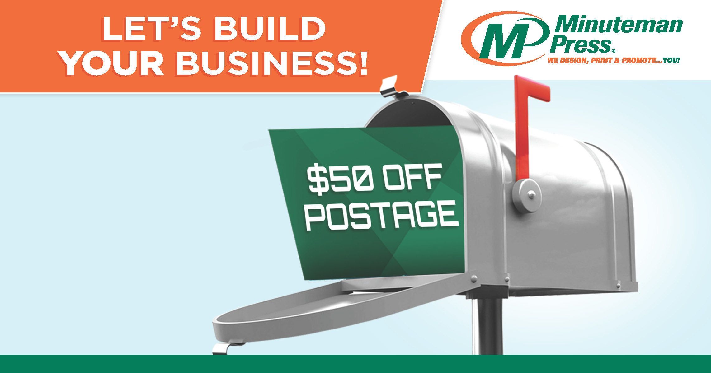Save *$50 off postage with an Every Door Door Direct mailing
