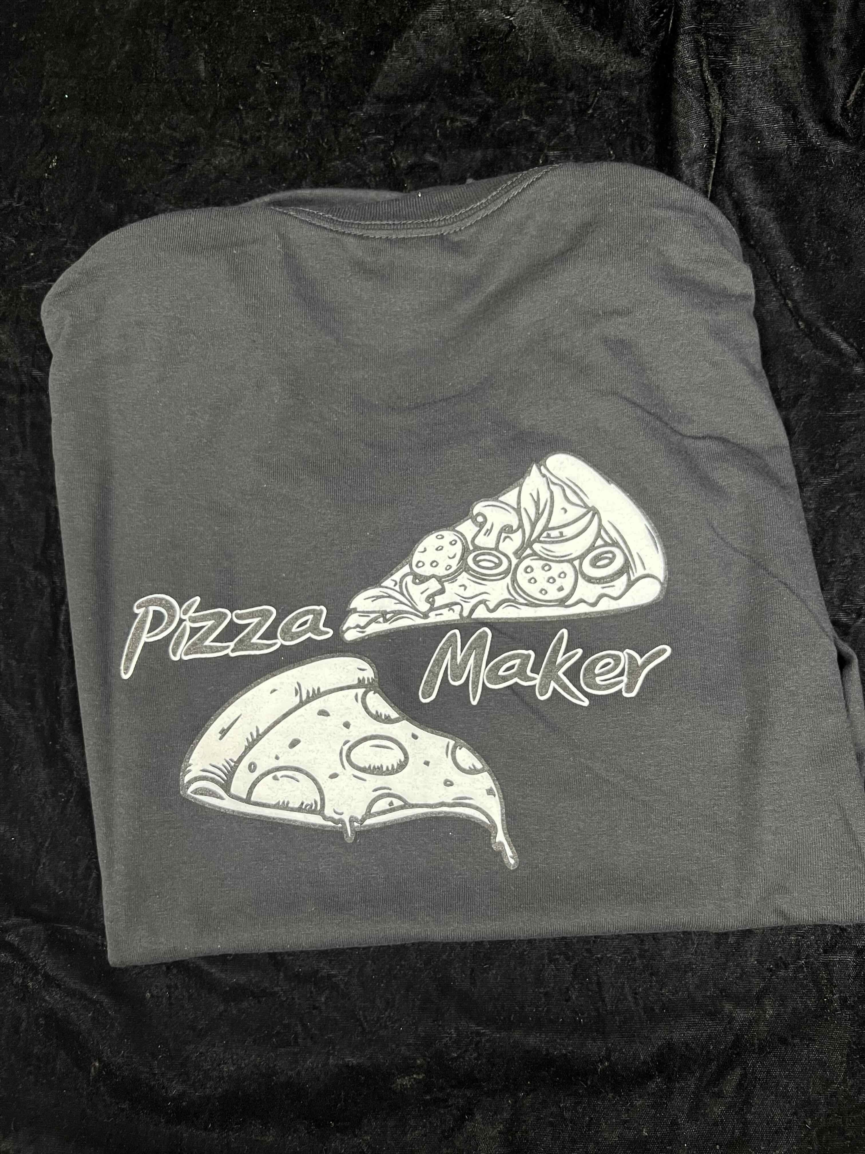 SALE Pizza Maker - Medium Black T-Shirt