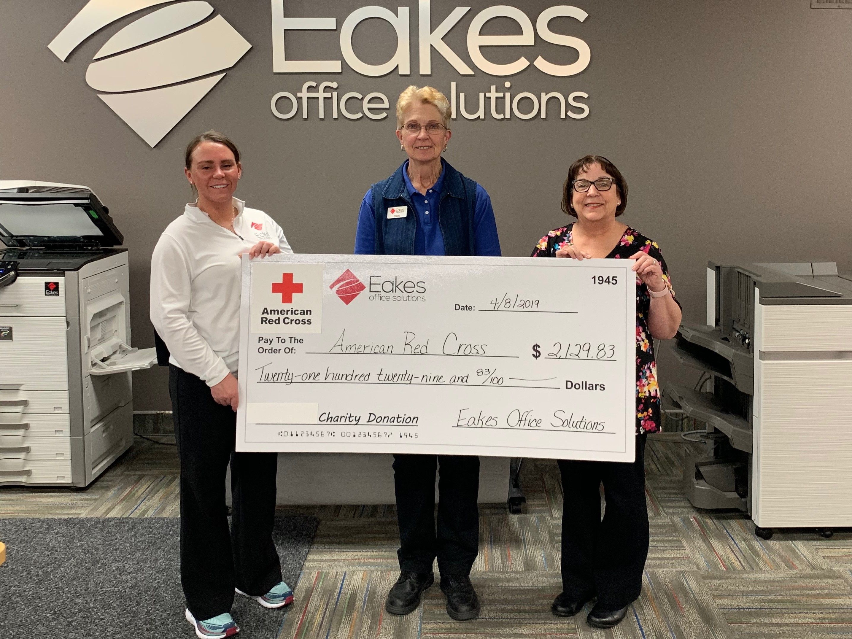 Eakes Donates to American Red Cross of Nebraska
