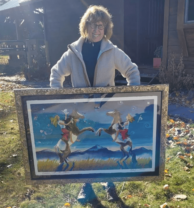 Former Windhorse Volunteer wins Jenni Lowe Painting Auction