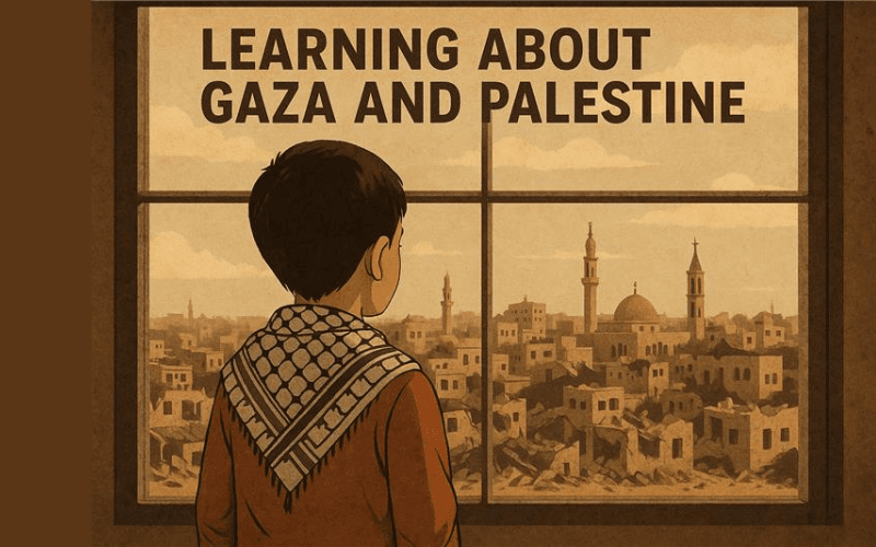 palestinian boy looking out the window