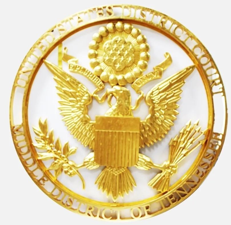 TA1019A - 10 ft diameter  24K,gold-leaf gilded plaque , HDU carved in 3-D bas-relief, mounted on aluminum backer