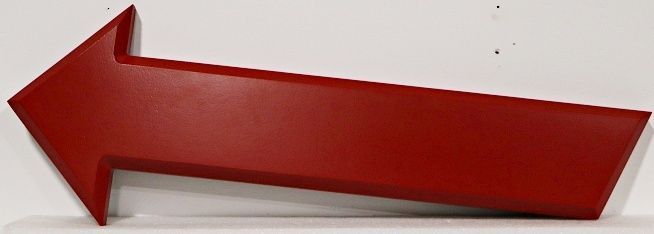 H17530B - Carved and Sandblasted HDU Directional Arrow