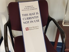 This Seat Currently Not in Use - Chair Banner